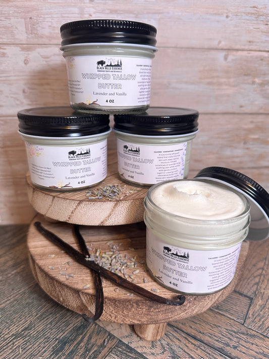 Lavender Vanilla Whipped Tallow Butter